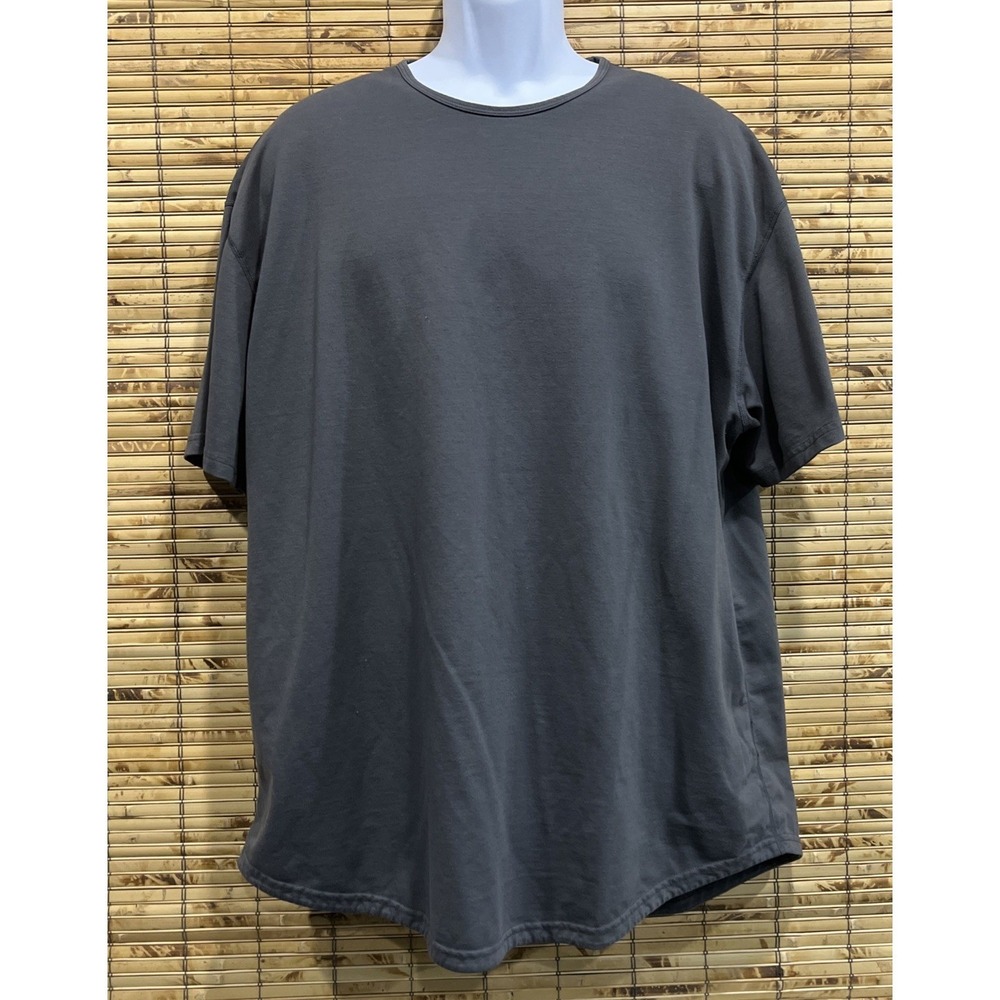 BYLT Premium Basics T-Shirt‎ Mens XXL Gray Signature Drop Cut Short Sleeve Tee
